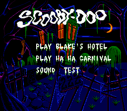 Scooby Doo Mystery Title Screen